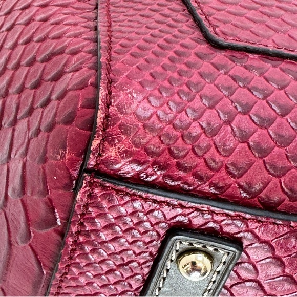 SOLD SOLD SOLD SOLD Dooney & Bourke Maxine Leather Snake Embossed Tote 💋 - Picture 13 of 15